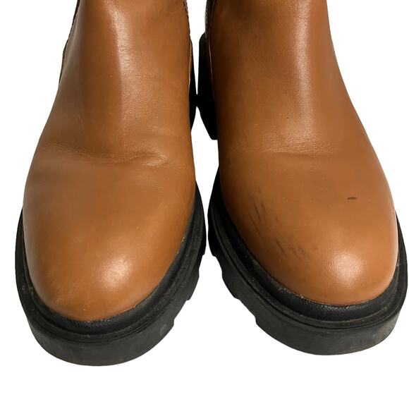 Marc Fisher Women's Wade Lug Sole Brown Chelsea Boot Size 8M - Picture 3 of 10